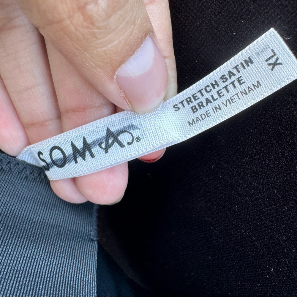 NWT Soma Satin Lace Bralette - Picture 4 of 5